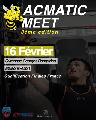 Affiche officielle de ACMATIC MEET 3